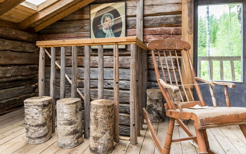 Lamminkangas: Legna, Neve, Inverno, Villetta, Congelamento, Casa, Log Cabin, Larice, Raccordo