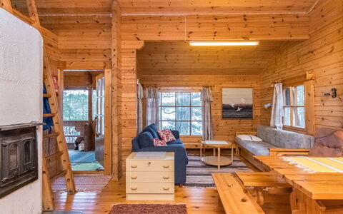 Päivärinne: Legna, Neve, Inverno, Villetta, Congelamento, Casa, Log Cabin, Larice, Raccordo