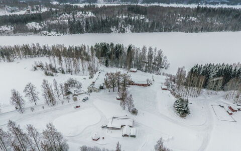 Länsiranta: Legna, Neve, Inverno, Villetta, Congelamento, Casa, Log Cabin, Larice, Raccordo