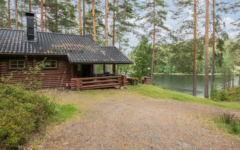 Salmela: Legna, Neve, Inverno, Villetta, Congelamento, Casa, Log Cabin, Larice, Raccordo