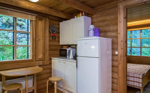 Salmela: Legna, Neve, Inverno, Villetta, Congelamento, Casa, Log Cabin, Larice, Raccordo