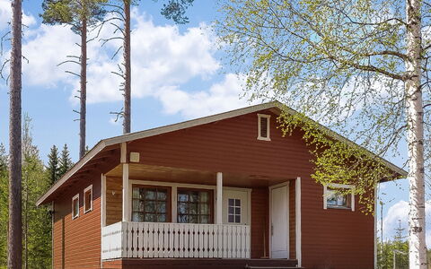 Kuusirinne: Legna, Villetta, Log Cabin, Foresta, Capannone, Edifici Giardino, Larice, Woodland, Color Legno