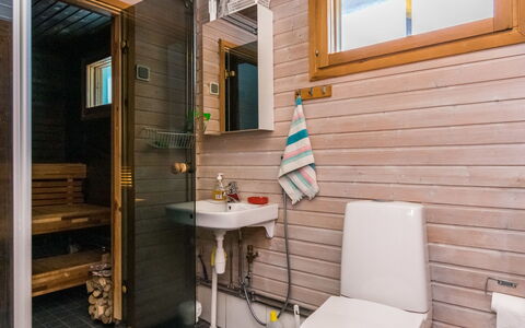 Kuusirinne: Legna, Villetta, Log Cabin, Foresta, Capannone, Edifici Giardino, Larice, Woodland, Color Legno