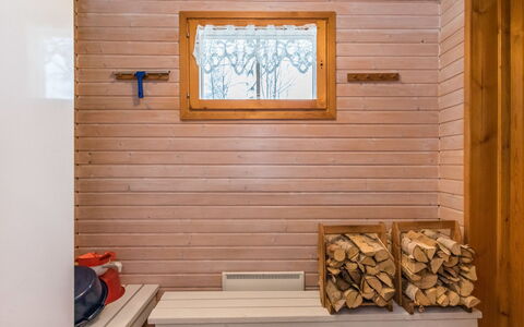 Kuusirinne: Legna, Villetta, Log Cabin, Foresta, Capannone, Edifici Giardino, Larice, Woodland, Color Legno