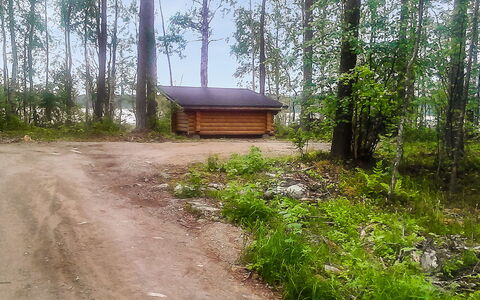 2235: Legna, Villetta, Log Cabin, Foresta, Capannone, Edifici Giardino, Larice, Woodland, Color Legno