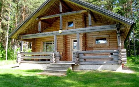 6309: Legna, Villetta, Log Cabin, Foresta, Capannone, Edifici Giardino, Larice, Woodland, Color Legno