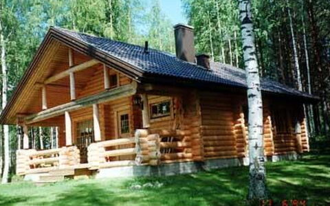 5816: Legna, Villetta, Tetto, Log Cabin, Latifoglie, Edifici Giardino, Larice, Woodland, Raccordo
