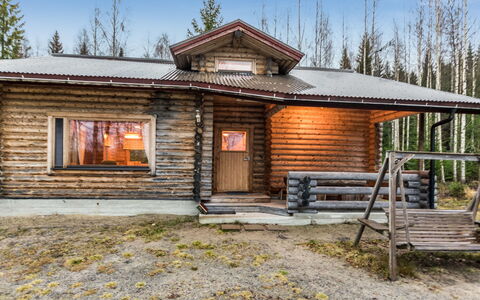 Heporanta: Legna, Neve, Inverno, Villetta, Congelamento, Casa, Log Cabin, Larice, Raccordo