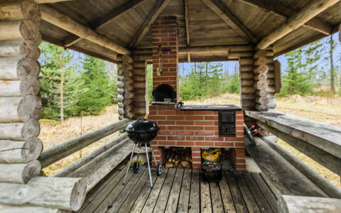 Mikko: Legna, Neve, Inverno, Villetta, Congelamento, Casa, Log Cabin, Larice, Raccordo