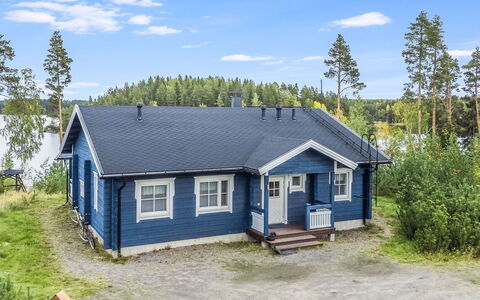 Kanervarinne: Legna, Villetta, Log Cabin, Foresta, Capannone, Edifici Giardino, Larice, Woodland, Color Legno