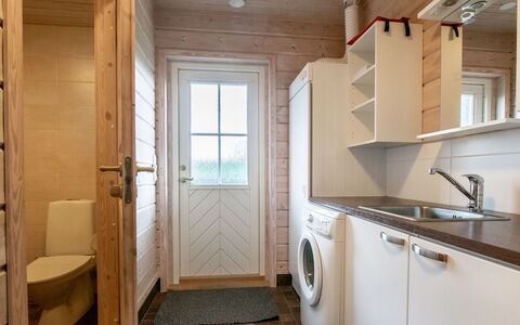 Katajakallio: Legna, Villetta, Log Cabin, Foresta, Capannone, Edifici Giardino, Larice, Woodland, Color Legno