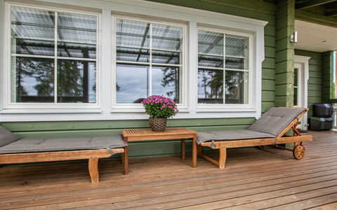 Katajakallio: Legna, Villetta, Log Cabin, Foresta, Capannone, Edifici Giardino, Larice, Woodland, Color Legno