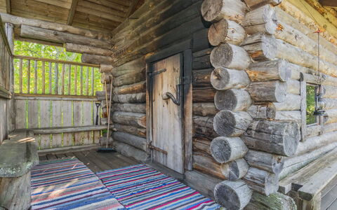 Karjalan Kelohuvila: Legna, Neve, Inverno, Villetta, Congelamento, Casa, Log Cabin, Larice, Raccordo