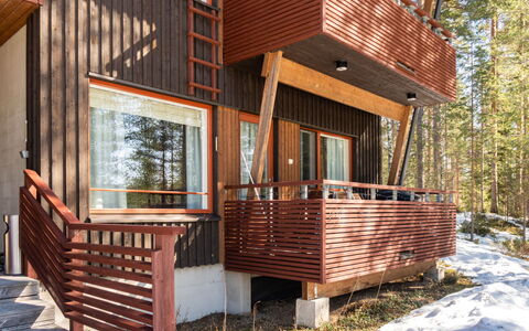Vuokatti Cabin 16: Villetta, Casa, Casa, Edifici Giardino, Raccordo, Log Cabin, Agriturismo, Estate, Capannone, Cortile