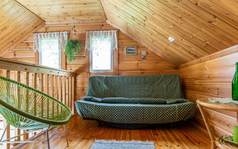 Lehtola: Legna, Raccordo, Villetta, Casa, Casa, Plank, Edifici Giardino, Log Cabin, Latifoglie, Portico