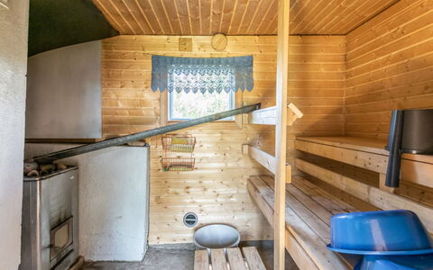 Lehtola: Legna, Raccordo, Villetta, Casa, Casa, Plank, Edifici Giardino, Log Cabin, Latifoglie, Portico