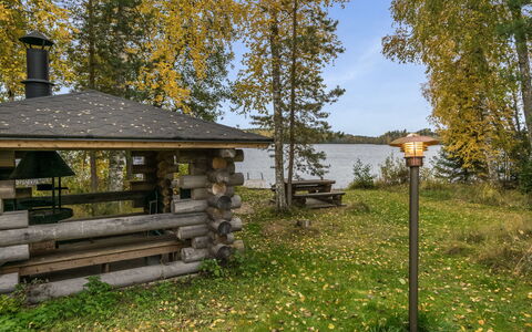 Lassinmaja: Villetta, Casa, Casa, Edifici Giardino, Raccordo, Log Cabin, Agriturismo, Estate, Capannone, Cortile