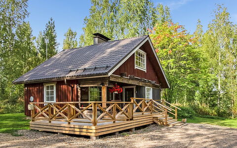 Talasniemi: Villetta, Casa, Casa, Edifici Giardino, Raccordo, Log Cabin, Agriturismo, Estate, Capannone, Cortile