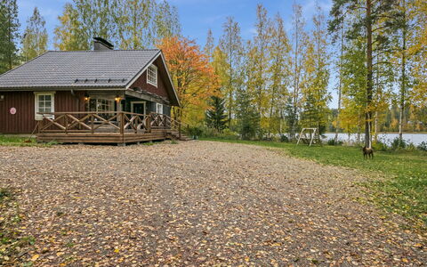 Talasniemi: Villetta, Casa, Casa, Edifici Giardino, Raccordo, Log Cabin, Agriturismo, Estate, Capannone, Cortile
