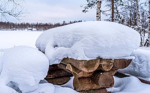 Juurlahti: Legna, Casa, Neve, Villetta, Casa, Inverno, Tetto, Congelamento, Raccordo, Pendenza