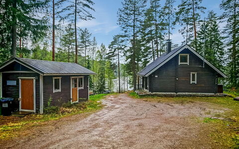 Vekurinveranta: Albero, Villetta, Area Rurale, Woodland, Casa, Foresta, Larice, Log Cabin, Raccordo