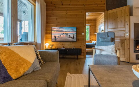 Lammassaari: Legna, Interior Design, Soffitto, Casa, Pavimentazione, Mobilia, Villetta, Latifoglie, Camera, Soggiorno