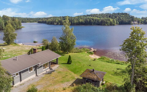 Petäjäinen: Villetta, Casa, Casa, Edifici Giardino, Raccordo, Log Cabin, Agriturismo, Estate, Capannone, Cortile