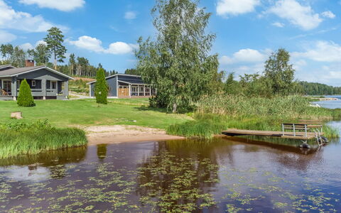 Petäjäinen: Villetta, Casa, Casa, Edifici Giardino, Raccordo, Log Cabin, Agriturismo, Estate, Capannone, Cortile