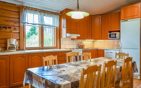 Petäjäinen: Villetta, Casa, Casa, Edifici Giardino, Raccordo, Log Cabin, Agriturismo, Estate, Capannone, Cortile