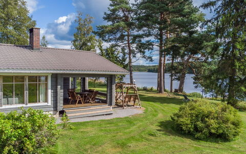 Katajainen: Villetta, Casa, Casa, Edifici Giardino, Raccordo, Log Cabin, Agriturismo, Estate, Capannone, Cortile