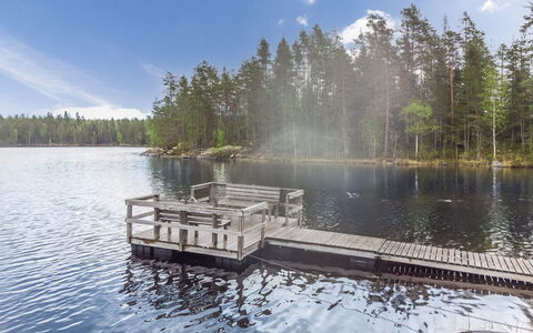Kaakonnokka: Legna, Villetta, Log Cabin, Foresta, Capannone, Edifici Giardino, Larice, Woodland, Color Legno