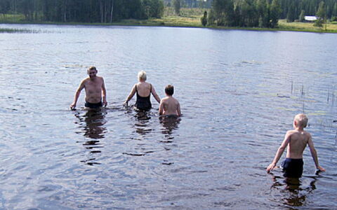 Järvenranta: Villetta, Casa, Casa, Edifici Giardino, Raccordo, Log Cabin, Agriturismo, Estate, Capannone, Cortile