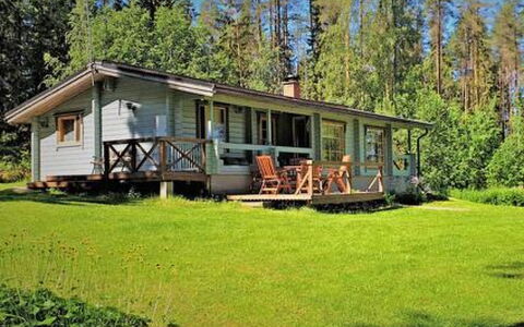 Niittylahti: Legna, Raccordo, Villetta, Casa, Casa, Plank, Edifici Giardino, Log Cabin, Latifoglie, Portico
