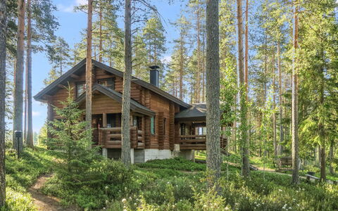 Karpalo: Villetta, Casa, Casa, Edifici Giardino, Raccordo, Log Cabin, Agriturismo, Estate, Capannone, Cortile