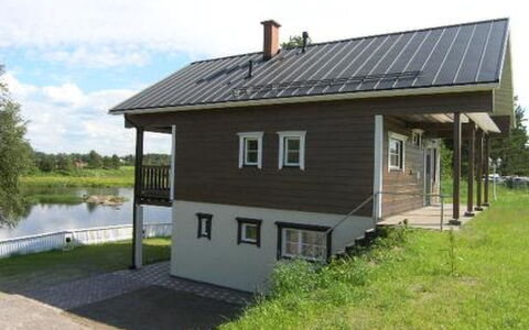 Ryytilänranta: Legna, Neve, Villetta, Inverno, Tetto, Casa, Congelamento, Log Cabin, Raccordo, Pendenza