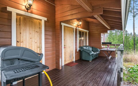Mäntymäki: Legna, Inverno, Neve, Casa, Villetta, Congelamento, Raccordo, Log Cabin, Ghiaccio