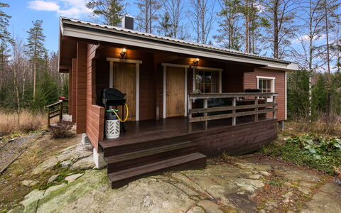 Mäntymäki: Villetta, Casa, Casa, Edifici Giardino, Raccordo, Log Cabin, Agriturismo, Estate, Capannone, Cortile
