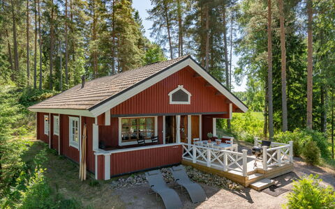 Kivitasku: Legna, Villetta, Casa, Casa, Tetto, Foresta, Woodland, Log Cabin, Edifici Giardino, Raccordo