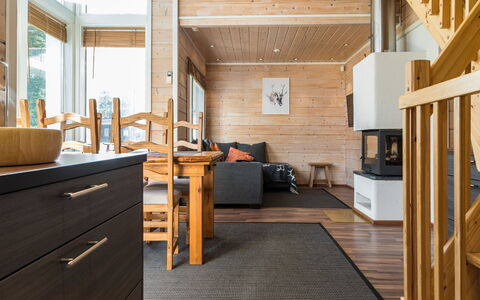 Levin Kaarna: Legna, Villetta, Log Cabin, Foresta, Capannone, Edifici Giardino, Larice, Woodland, Color Legno