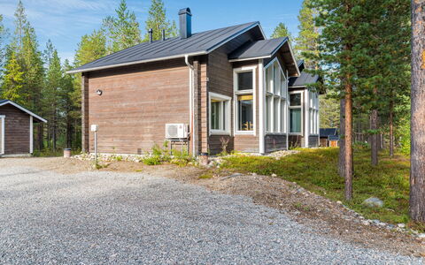Levin Kaarna: Legna, Villetta, Log Cabin, Foresta, Capannone, Edifici Giardino, Larice, Woodland, Color Legno