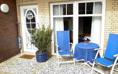 Norddeich 110: Blu, Proprietà, Casa, Camera, Costruzione, Casa, Immobiliare, Parete, Mobilia, Backyard