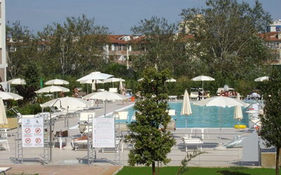 Piscina e giardino