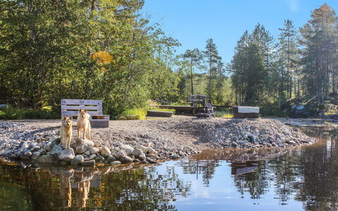 Hamppulahti: Villetta, Casa, Casa, Edifici Giardino, Raccordo, Log Cabin, Agriturismo, Estate, Capannone, Cortile