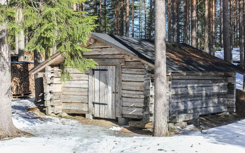 Hamppulahti: Villetta, Casa, Casa, Edifici Giardino, Raccordo, Log Cabin, Agriturismo, Estate, Capannone, Cortile