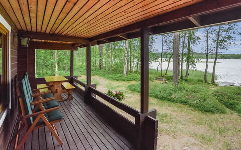 Mäntyranta: Legna, Villetta, Log Cabin, Foresta, Capannone, Edifici Giardino, Larice, Woodland, Color Legno