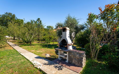 Opatija Ika 106: Arbusto, Giardino, Prato, Landscaping, Shade, Cortile, Backyard, Parco