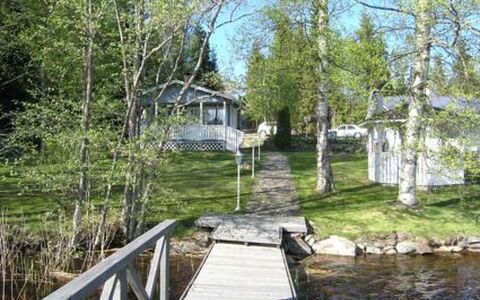 Pitkälahti: Villetta, Casa, Casa, Edifici Giardino, Raccordo, Log Cabin, Agriturismo, Estate, Capannone, Cortile