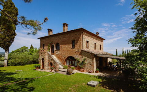 Villa Scianellone: Piscina, Albero, Paesaggio, Zona Residenziale, Visione Globale, Ricorrere, Fotografia Aerea, Estate, Landscaping, Design