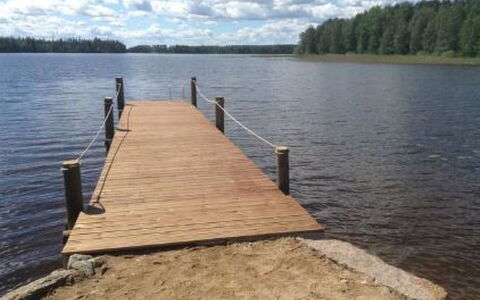 Jokela: Albero, Banca, Casa, Villetta, Lago, Stagno, Foresta, Log Cabin
