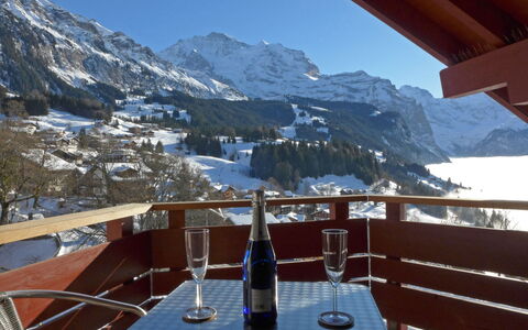 Wengen 19: Cielo, Montagna, Proprietà, Neve, Tavola, Highland, Nube, Costruzione, Tavolo, Geomorfologia Glaciale